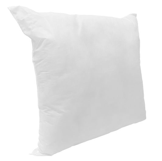 26" X 26" White Polyester Blown Seam Pillow Insert