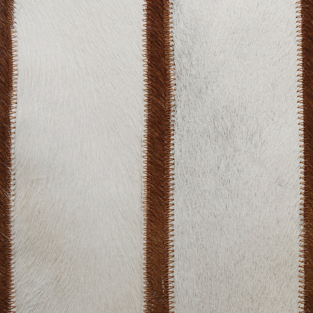 20" Brown and Ivory Throw Pillow — view 6