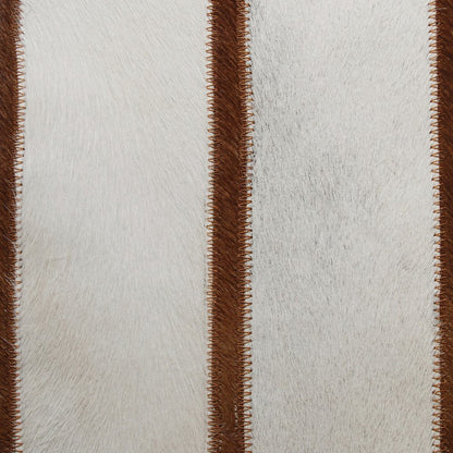 20" Brown and Ivory Throw Pillow HomeRoots