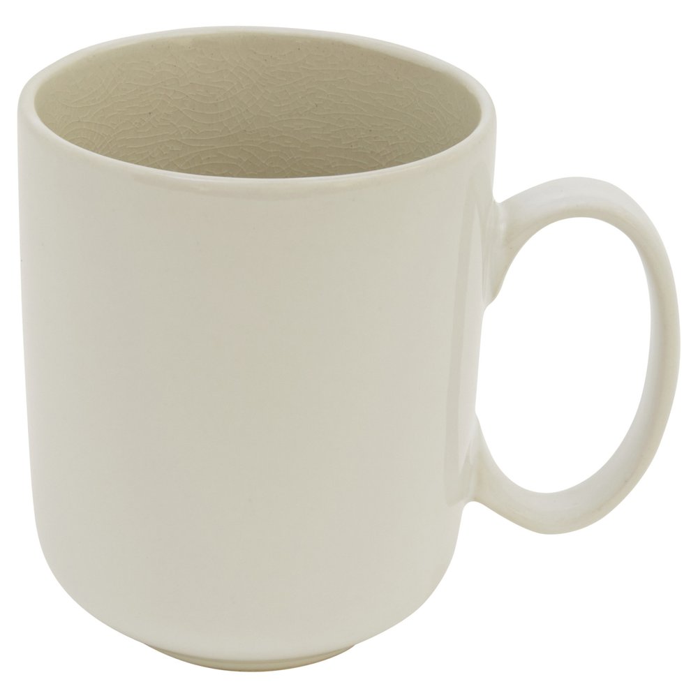 White and Natural Sixteen Piece Round Ceramic Service For Four Dinnerware Set HomeRoots