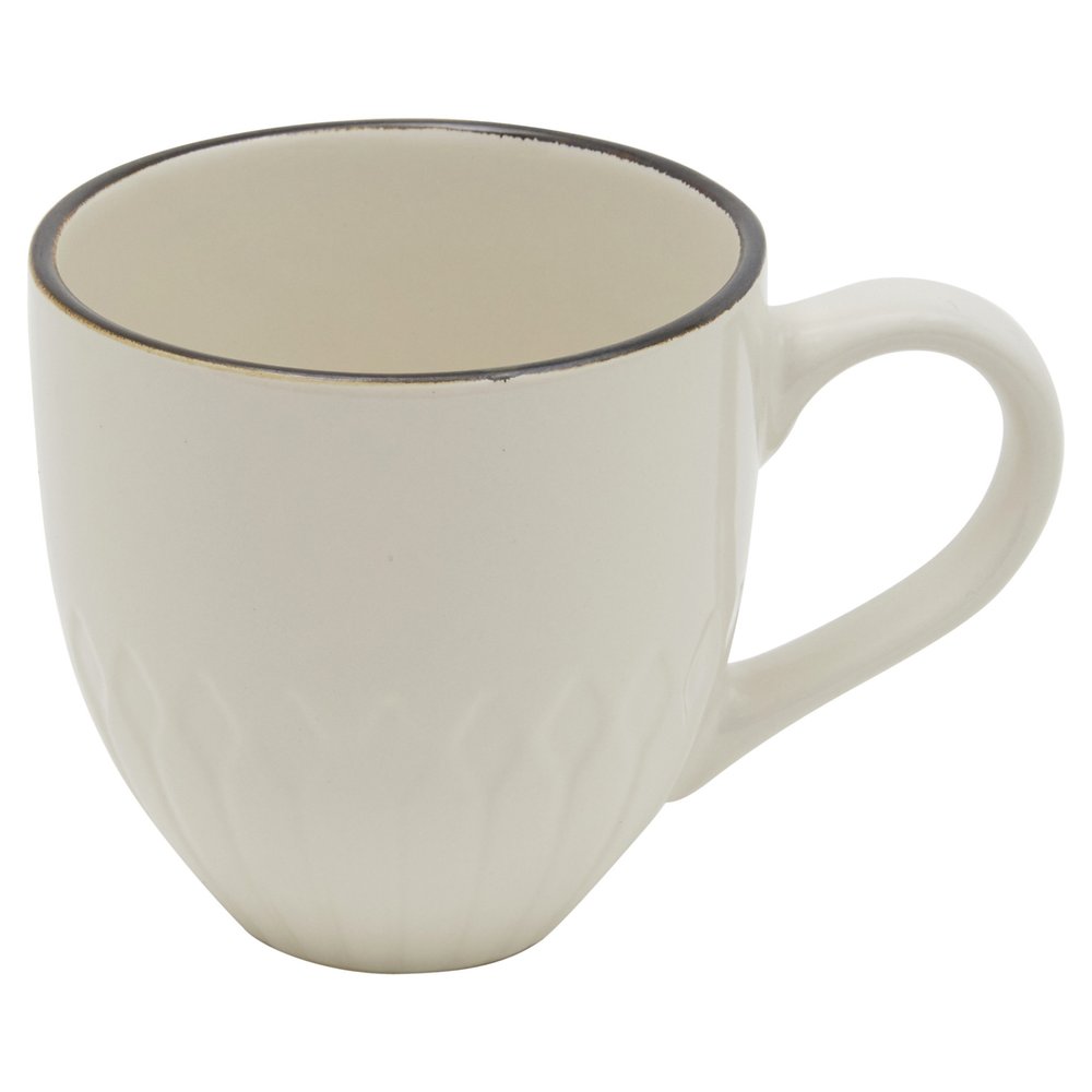 Ivory Sixteen Piece Ceramic Service For Four Dinnerware Set HomeRoots