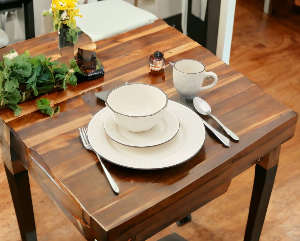 Ivory Sixteen Piece Ceramic Service For Four Dinnerware Set HomeRoots