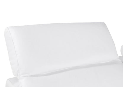 White Italian Leather Modular L Shaped Five Piece Corner Sectional - FurniFindUSA