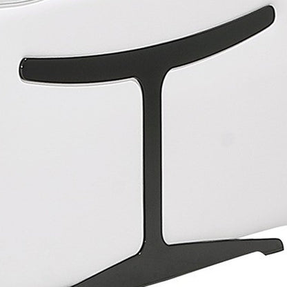 White Italian Leather Modular L Shaped Eight Piece Corner Sectional With Console - FurniFindUSA
