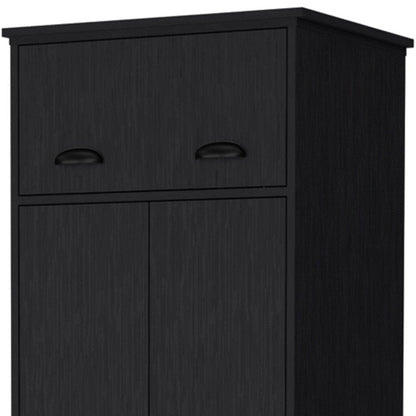 70" White Wood Three Door Single Drawer Combo Dresser HomeRoots