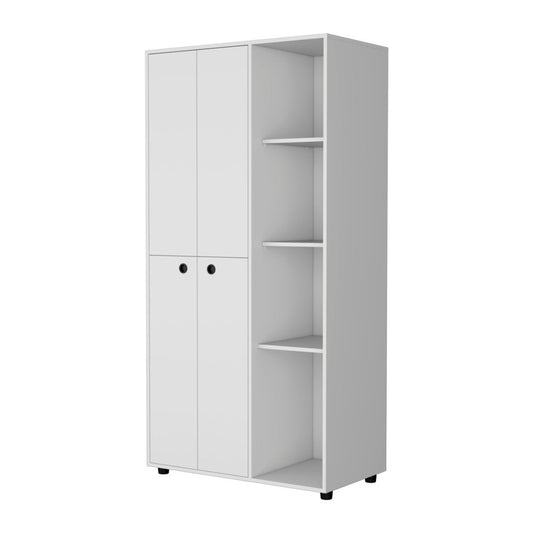 35" White Wood Single Drawer Dresser HomeRoots
