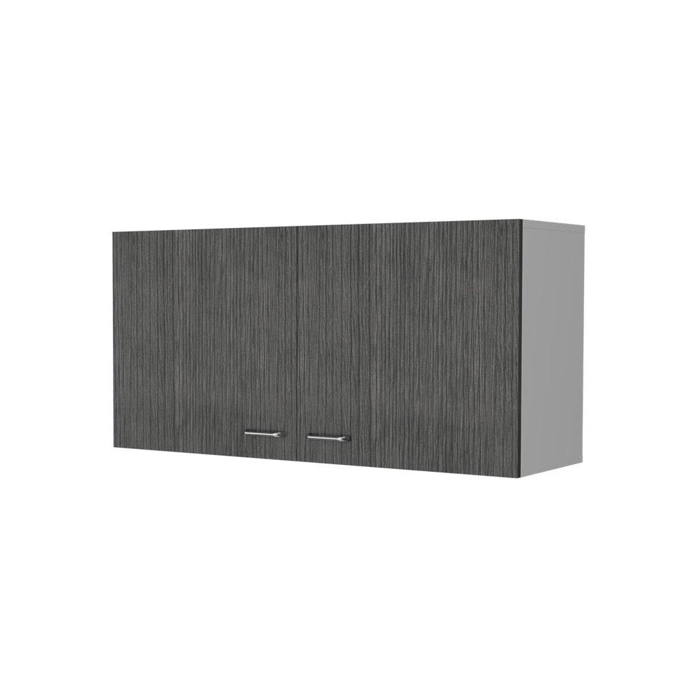 39" White Wood Wall Mounted Accent Cabinet — view 1