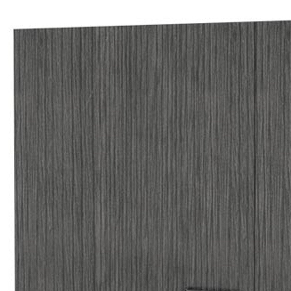 39" White Wood Wall Mounted Accent Cabinet — view 3