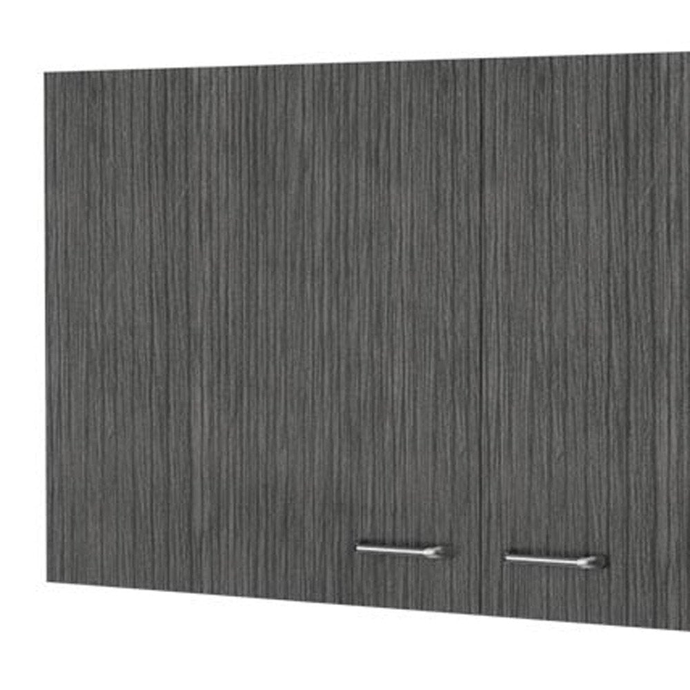 39" White Wood Wall Mounted Accent Cabinet — view 4