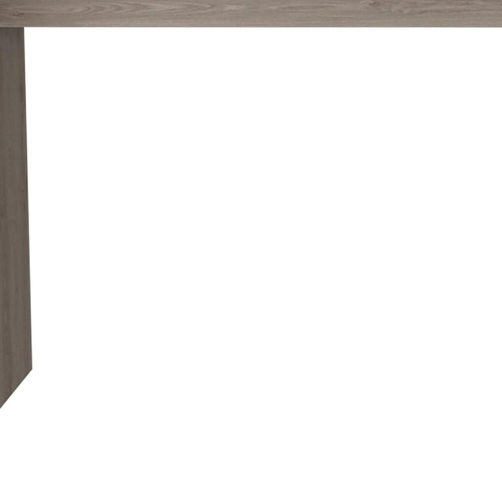 60" White Wood L Shape Computer Desk — view 5