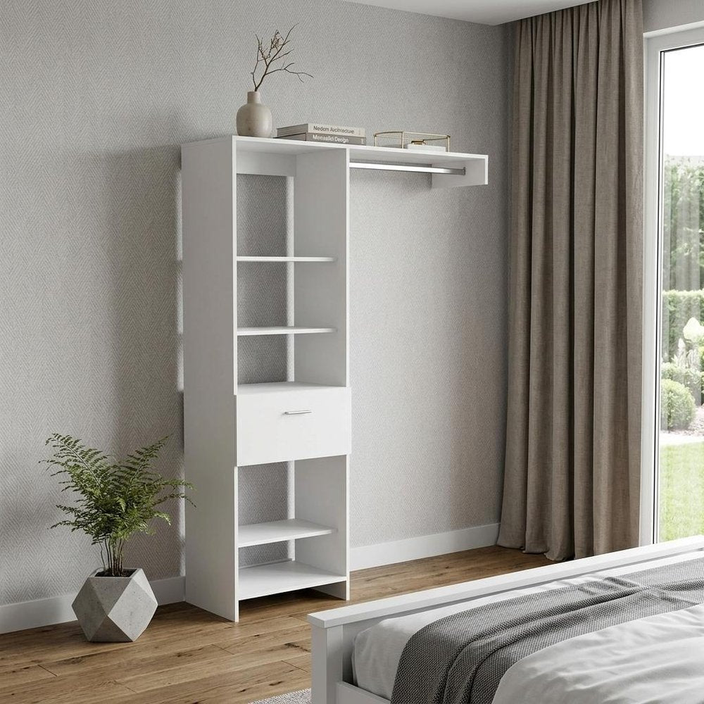 59" White Wood Triple Dresser HomeRoots