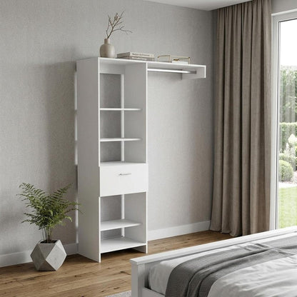59" White Wood Triple Dresser HomeRoots