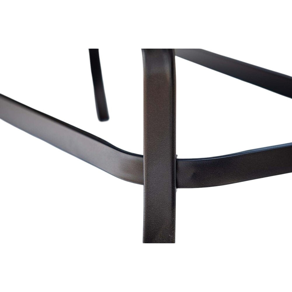 21" Black Metal Glass And Faux Wicker Outdoor Side Table HomeRoots