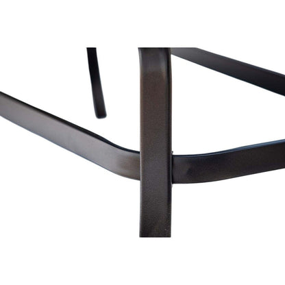 21" Black Metal Glass And Faux Wicker Outdoor Side Table HomeRoots