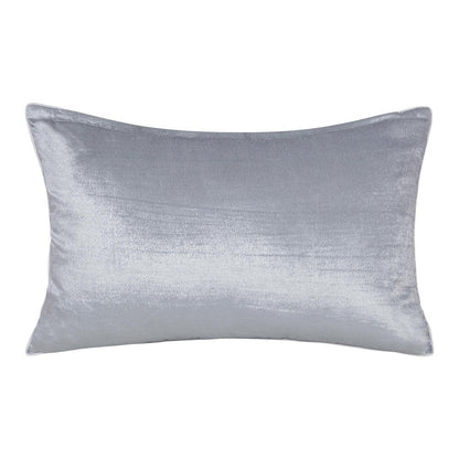 16" X 24" Ivory Abstract Polyester Zippered Pillow With Beads HomeRoots