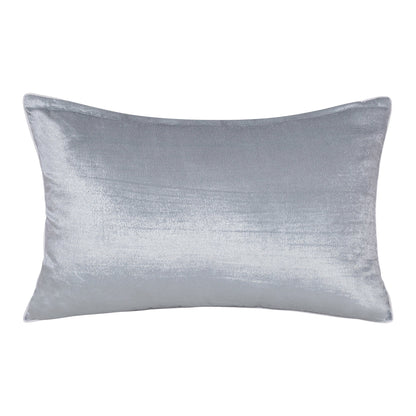 16" X 24" Ivory Abstract Polyester Zippered Pillow With Beads FurniFindUSA