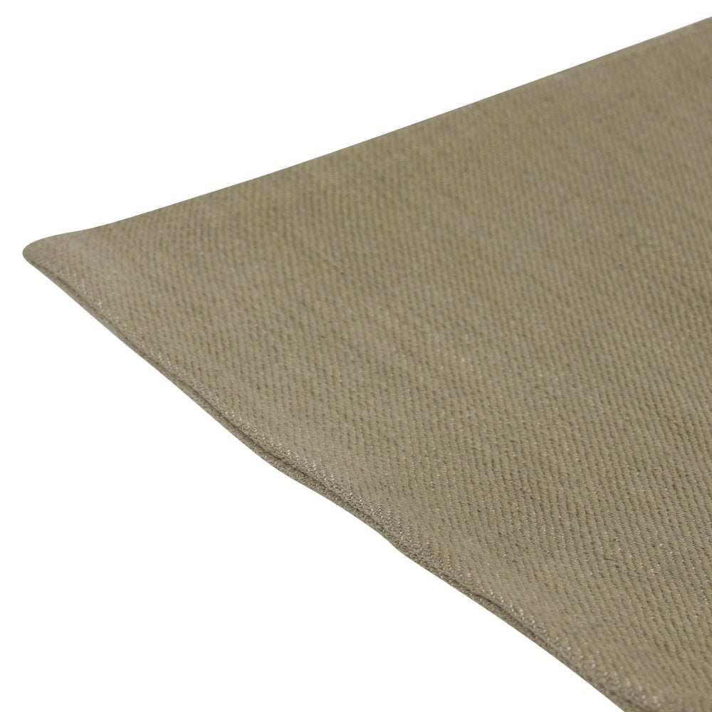 20" Sage Green Cotton Throw Pillow With Buttons — view 3