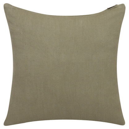 20" Sage Green Cotton Throw Pillow With Buttons FurniFindUSA