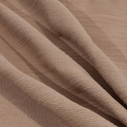 20" Brown Cotton Throw Pillow With Buttons HomeRoots