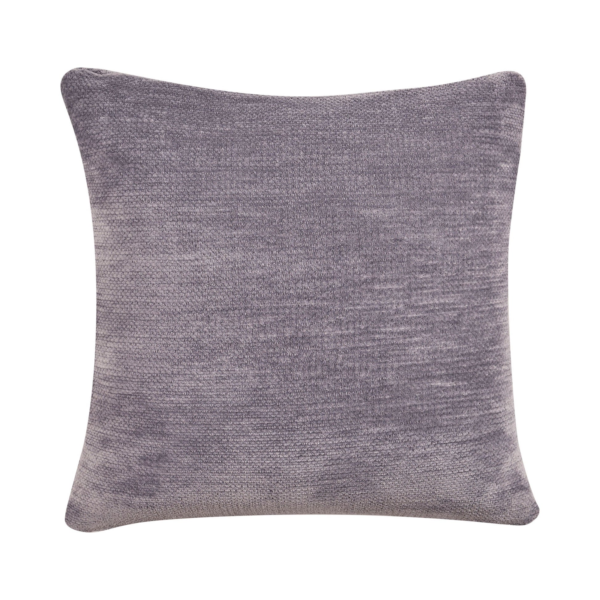 20" X 20" Gray Chenille Zippered Pillow FurniFindUSA