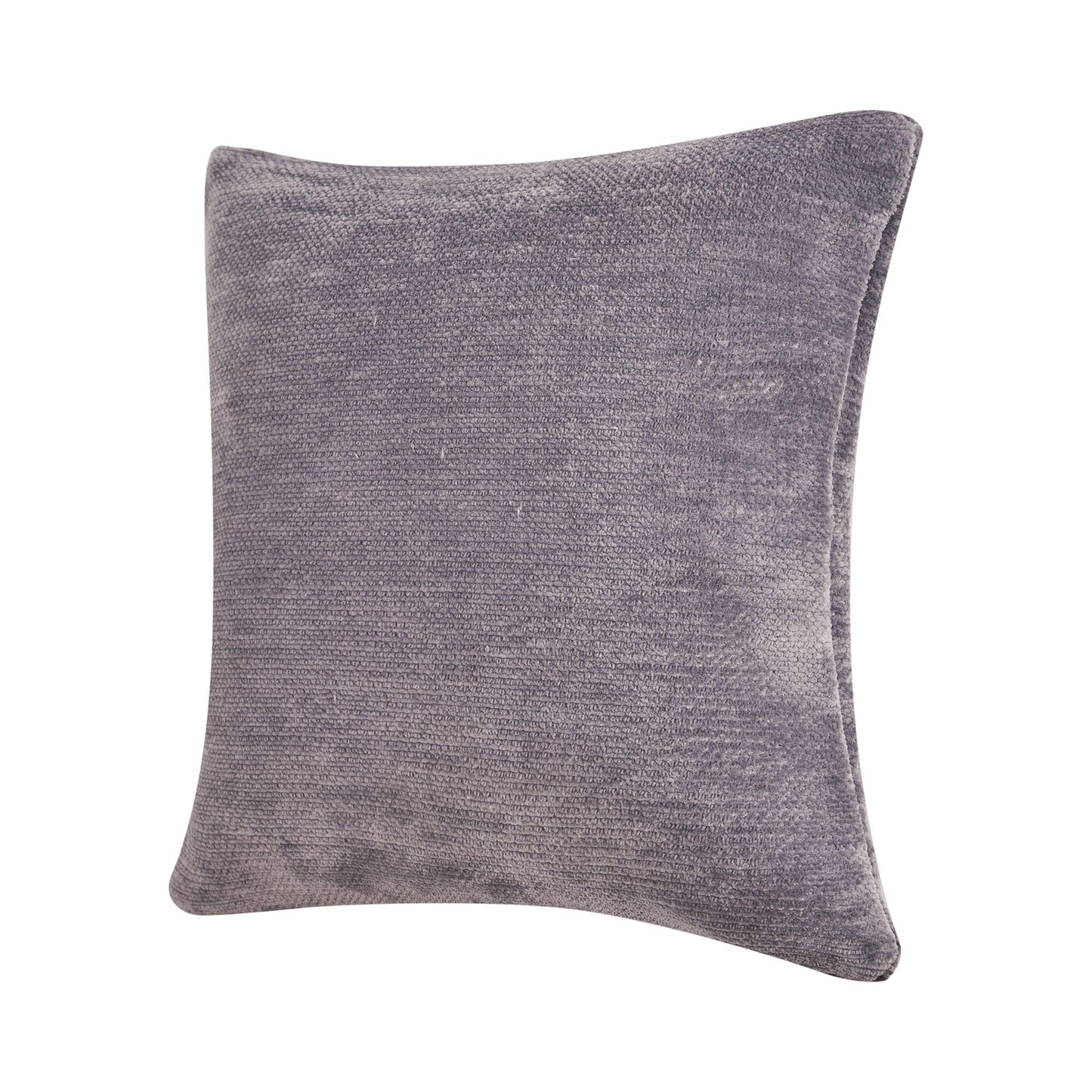 20" X 20" Gray Chenille Zippered Pillow FurniFindUSA