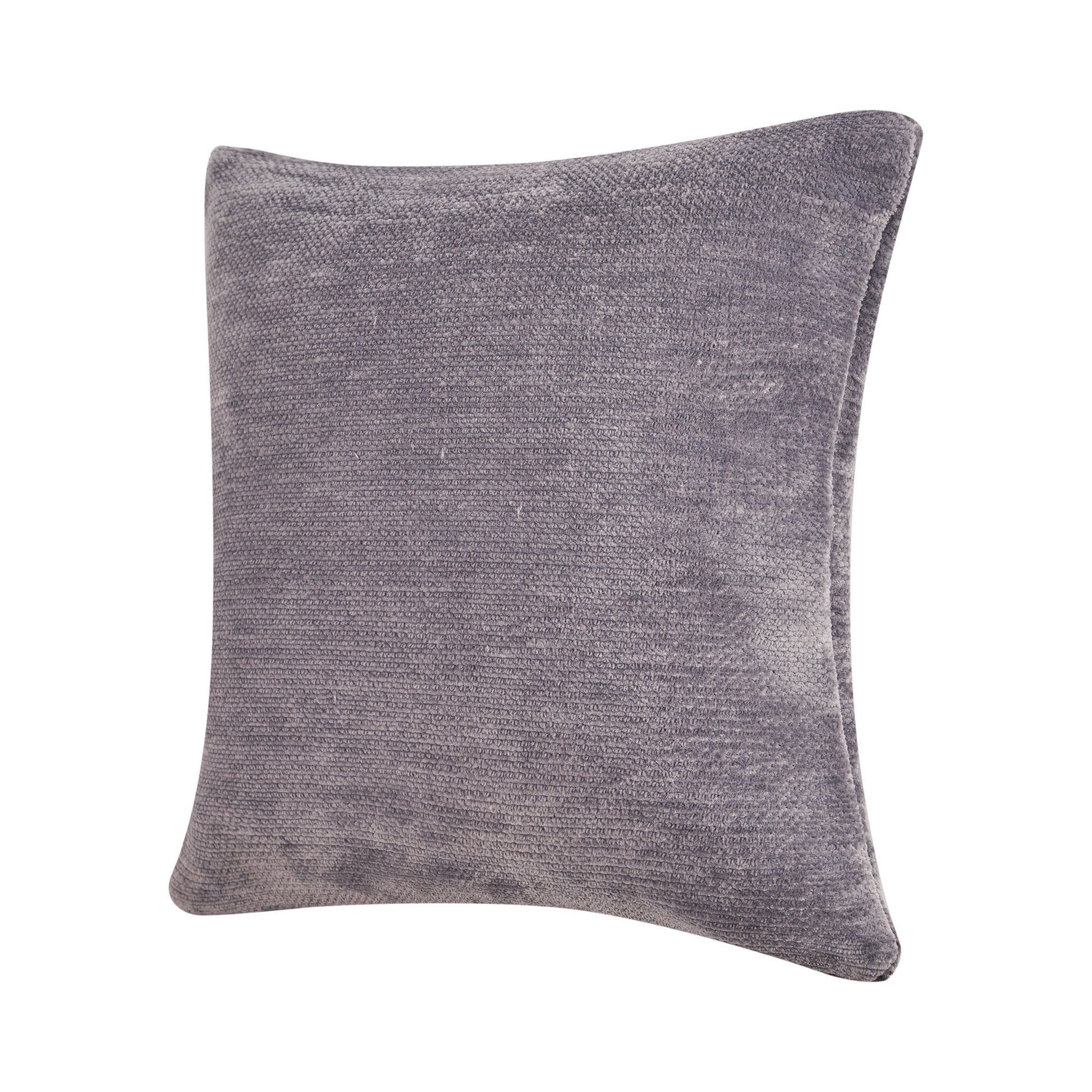 20" X 20" Gray Chenille Zippered Pillow FurniFindUSA