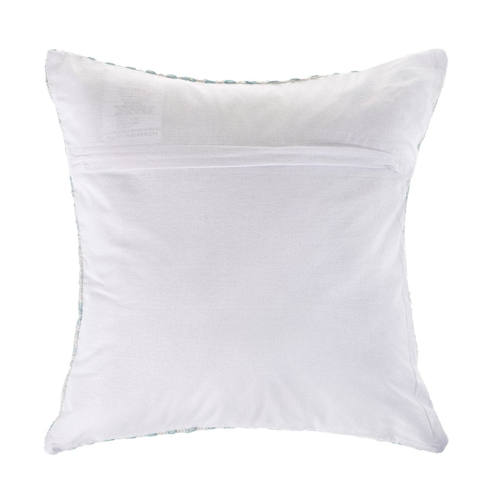Set of Two 18" X 18" Blue Beach Chevron Cotton Zippered Pillow — view 4