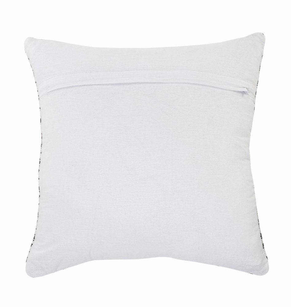 Set of Four 18" X 18" Blue Beach Chevron Cotton Zippered Pillow HomeRoots