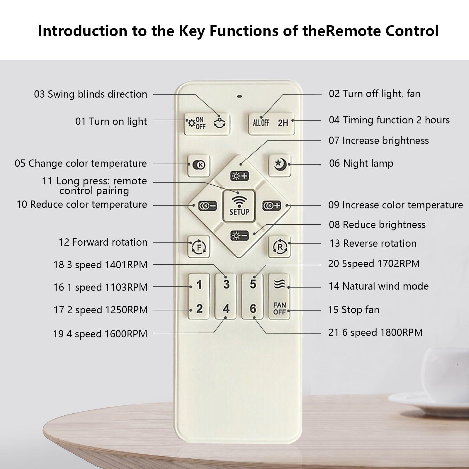 Bladeless Fan Lamp With Lights Dimmable LED - FurniFindUSA