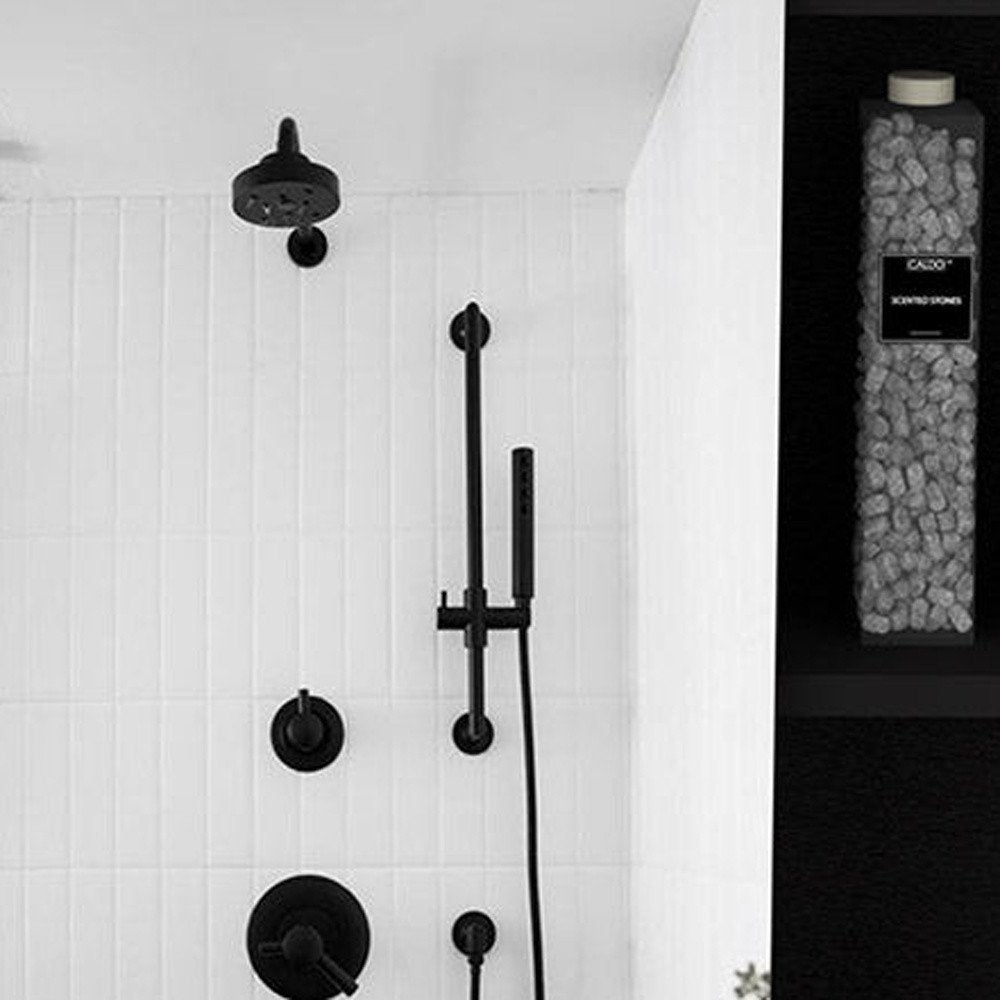 18" Black Wood Floating Single Door Bathroom Vanity And Medicine Cabinet — view 5