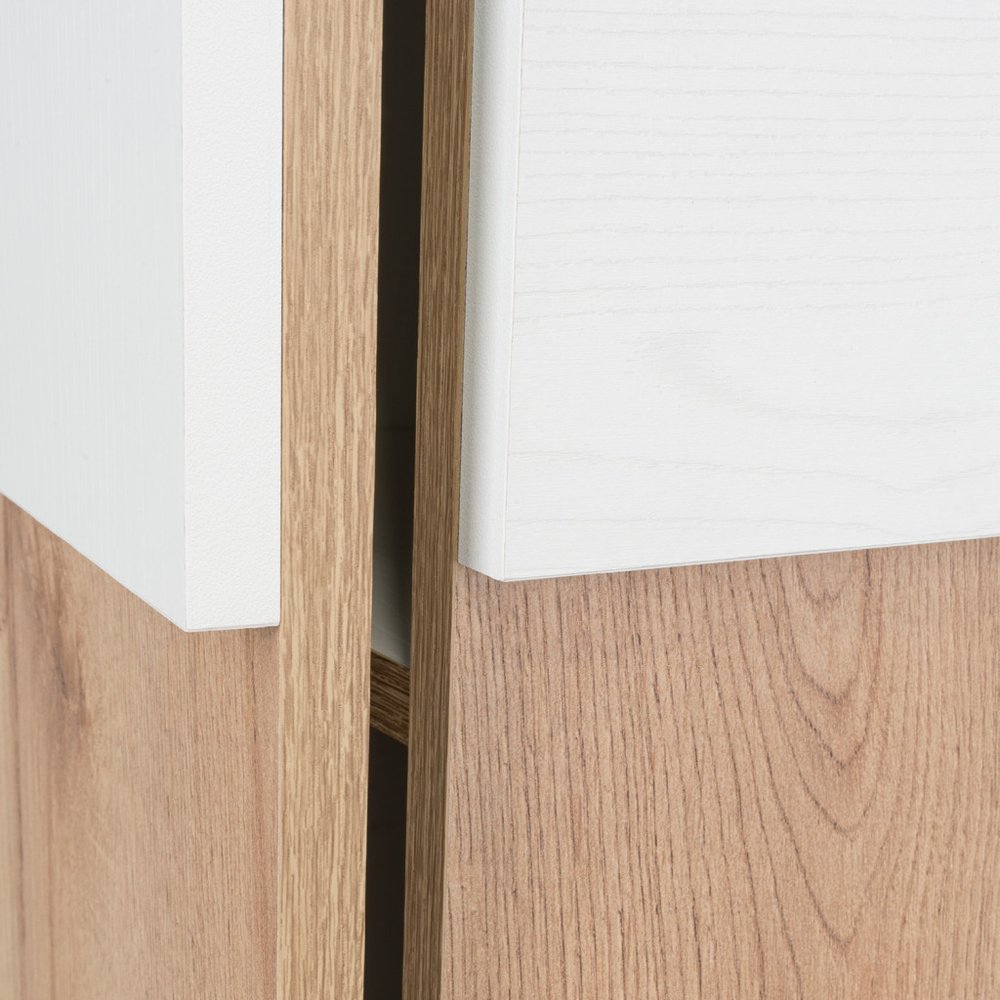 13" Natural Wood Wall Mounted Single Door Medicine Cabinet — view 3