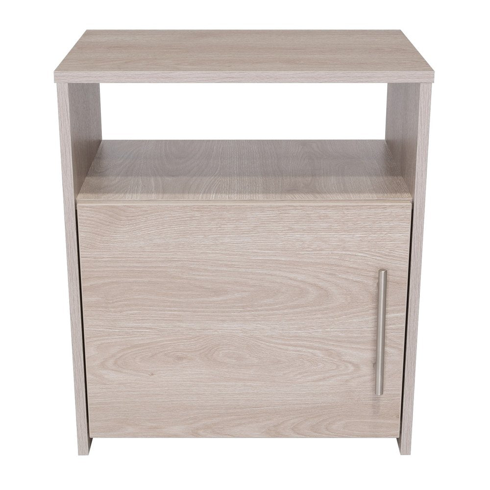 23" Gray Wood Nightstand HomeRoots