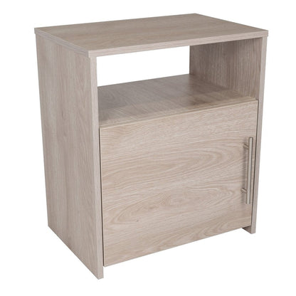 23" Gray Wood Nightstand HomeRoots