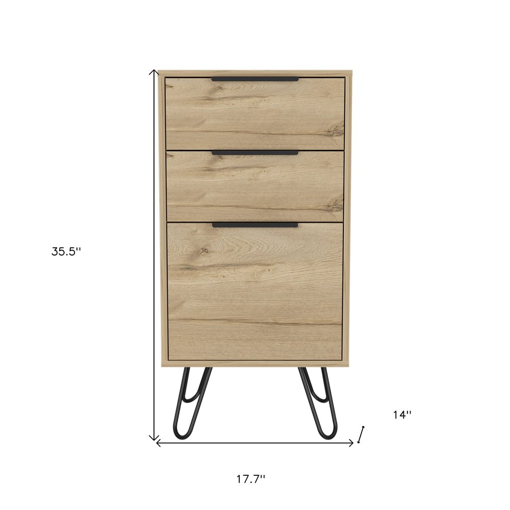 47" Natural Wood Four Drawer Double Dresser — view 10