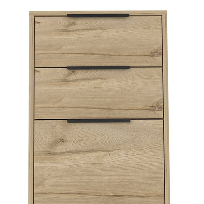 47" Natural Wood Four Drawer Double Dresser HomeRoots