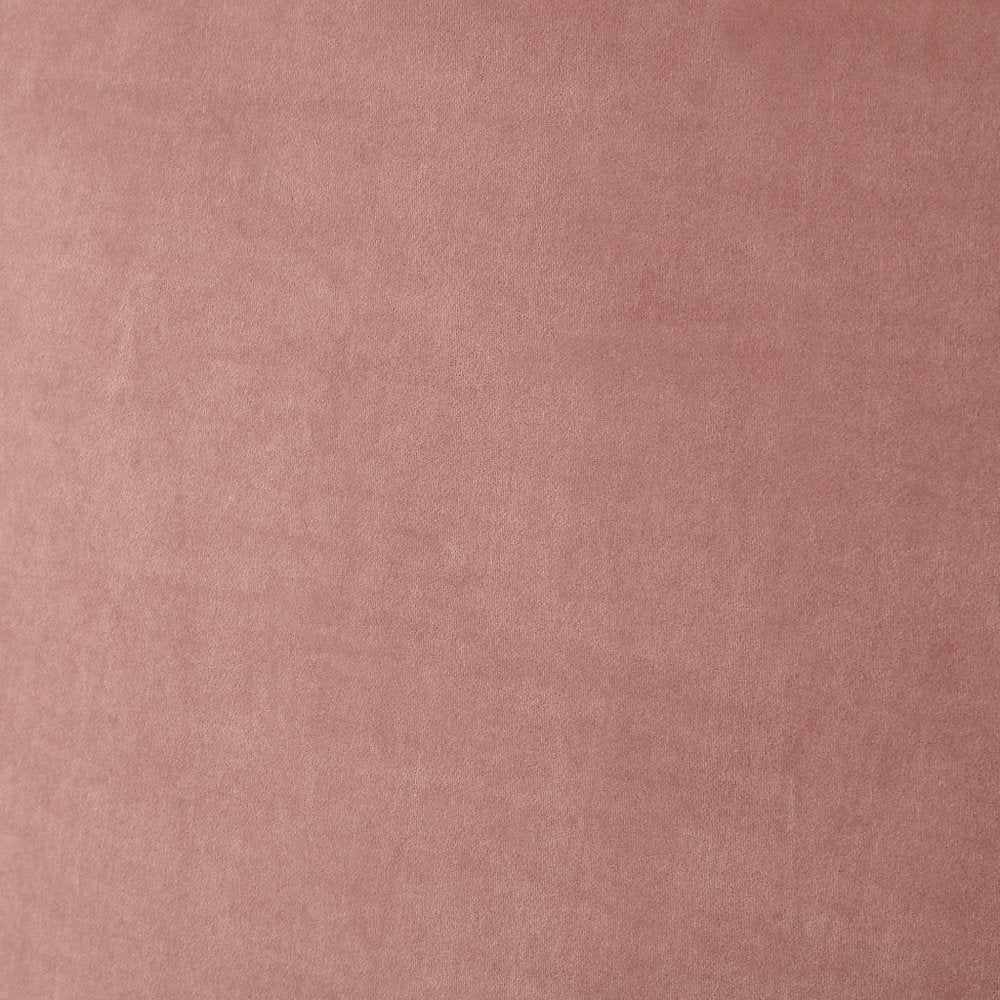Blush Velvet Upholstered Queen Bed Frame With Nailhead Trim — view 11