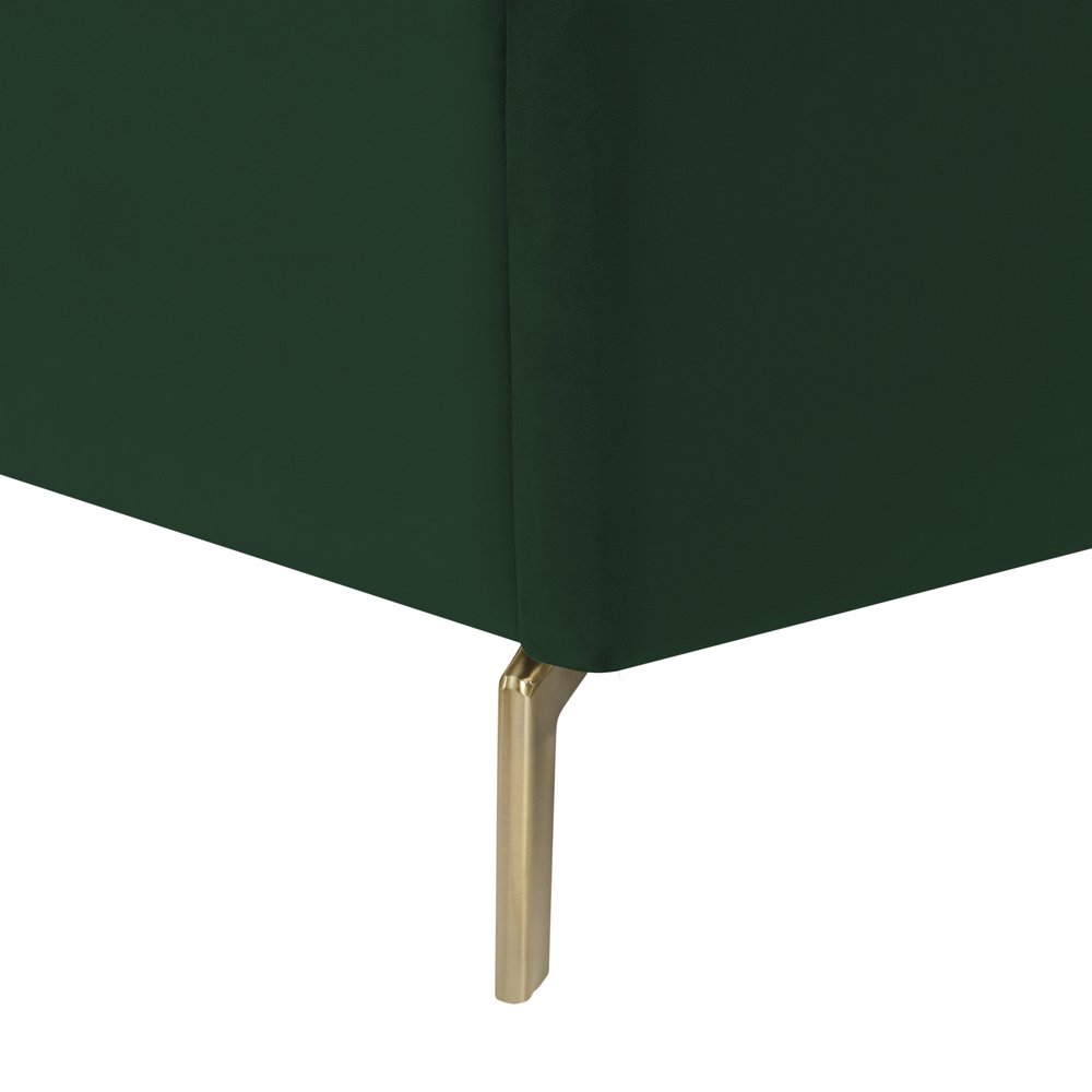 Green Velvet Upholstered King Bed Frame HomeRoots