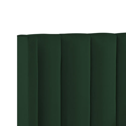 Green Velvet Upholstered Queen Bed Frame HomeRoots