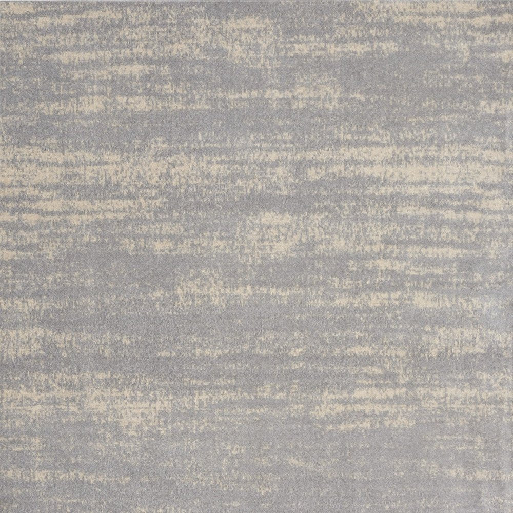 10' X 14' Gray And Beige Abstract Indoor Outdoor Area Rug HomeRoots