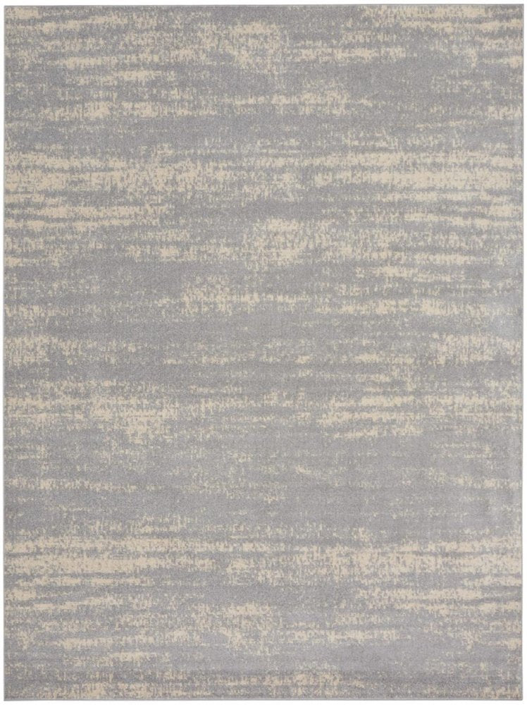 10' X 14' Gray And Beige Abstract Indoor Outdoor Area Rug — view 14