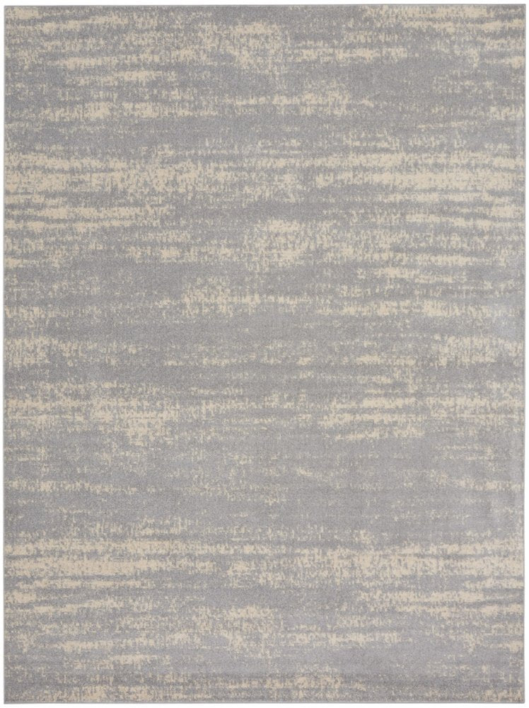 10' X 14' Gray And Beige Abstract Indoor Outdoor Area Rug — view 8