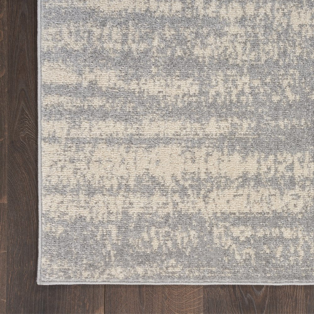 10' X 14' Gray And Beige Abstract Indoor Outdoor Area Rug HomeRoots