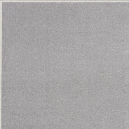 9' X 12' Gray And Ivory Indoor Outdoor Area Rug