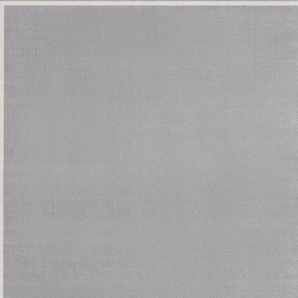 9' X 12' Gray And Ivory Indoor Outdoor Area Rug HomeRoots
