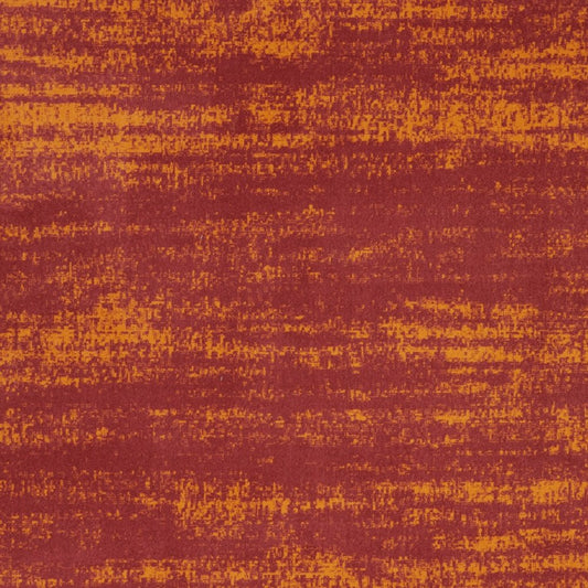 9' X 12' Red And Orange Abstract Indoor Outdoor Area Rug
