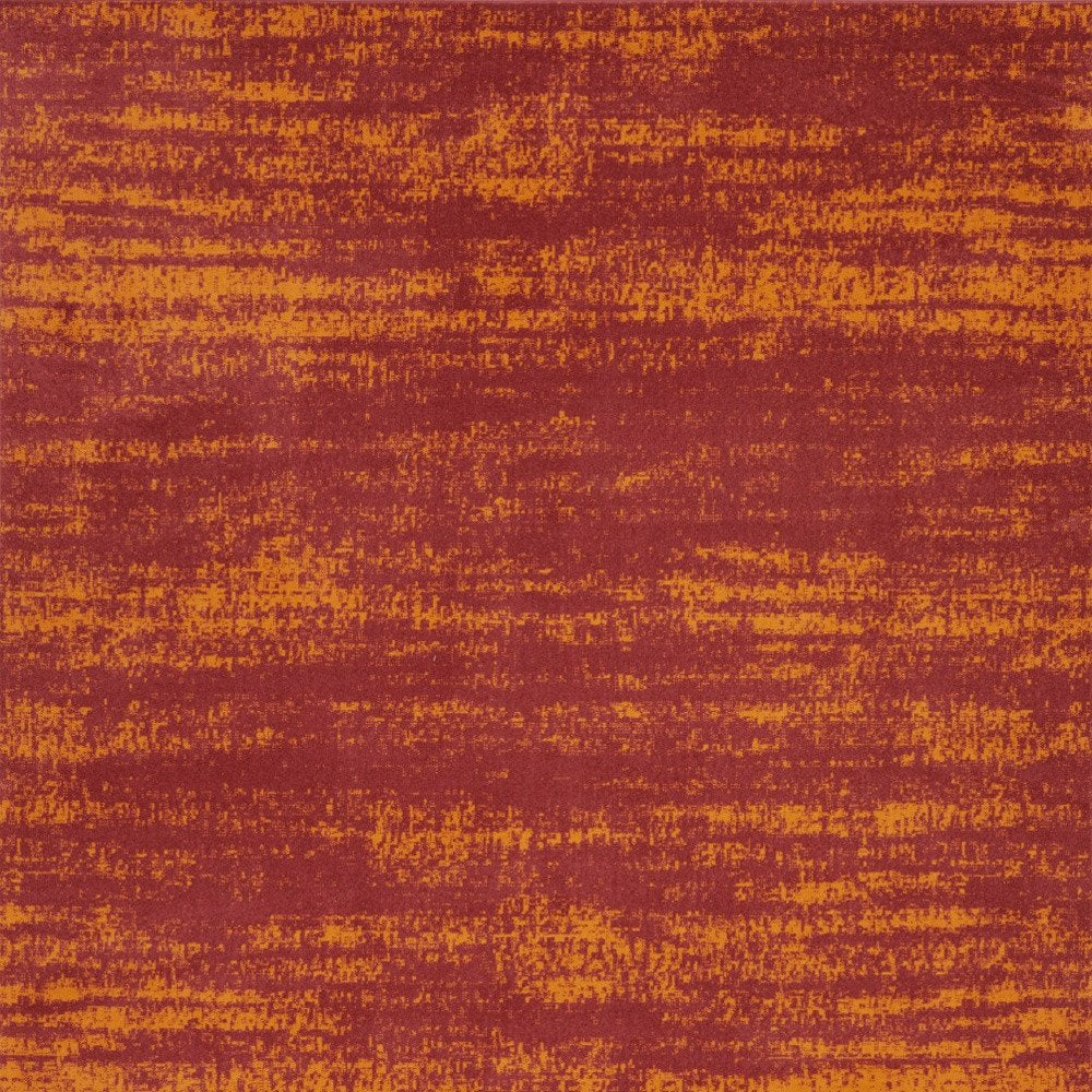 9' X 12' Red And Orange Abstract Indoor Outdoor Area Rug HomeRoots