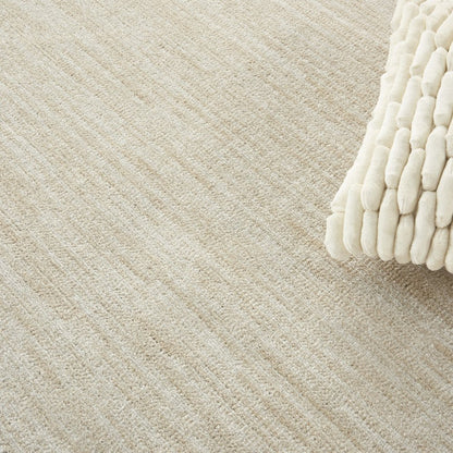 10' Beige And Ivory Round Indoor Outdoor Area Rug