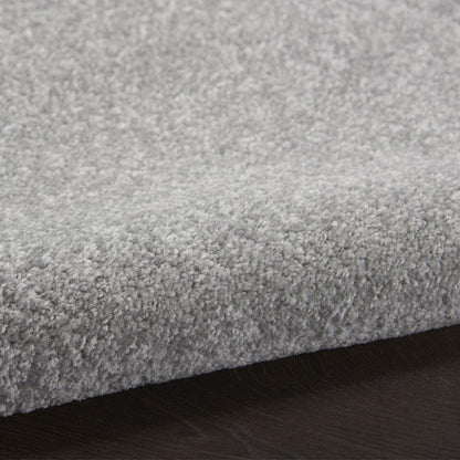 10' Gray And Silver Round Indoor Outdoor Area Rug HomeRoots