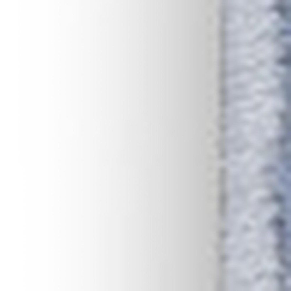 6' Denim Blue And Navy Blue Abstract Indoor Outdoor Runner Rug — view 10