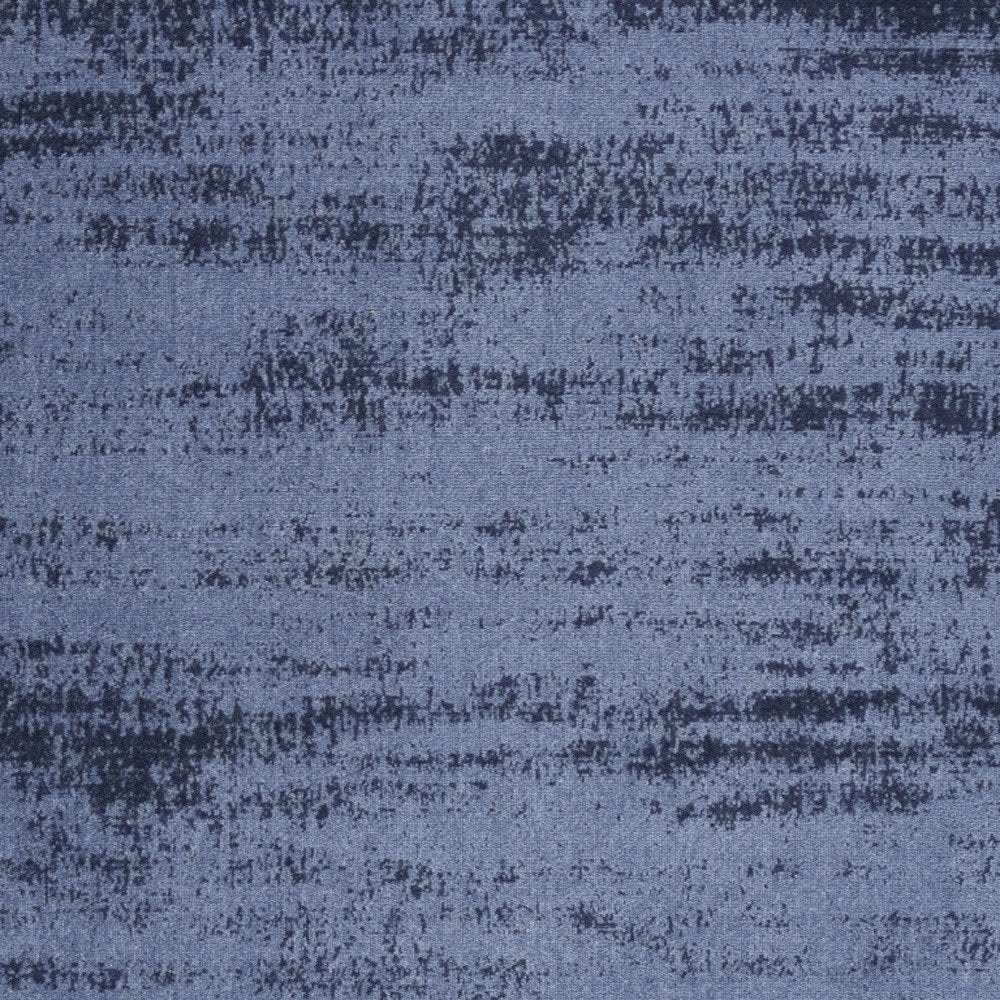 4' X 6' Denim Blue And Navy Blue Abstract Indoor Outdoor Area Rug — view 2